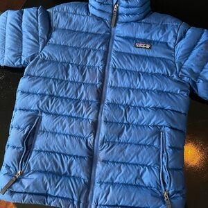 Patagonia Blue Puffer Jacket